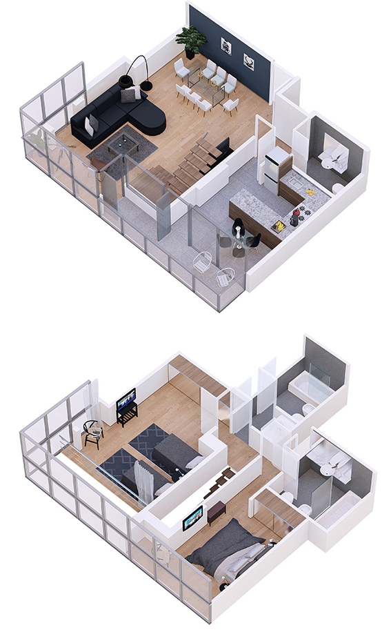 Apartment in Palermo Soho Floorplan