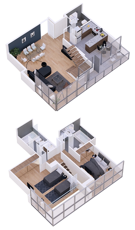 Apartment in Palermo Soho Floorplan