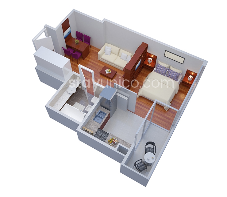 Apartment in Palermo Soho Floorplan