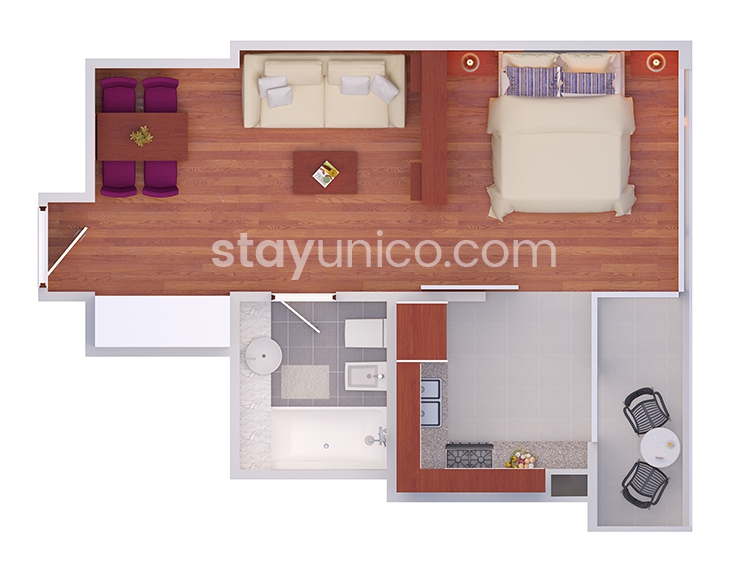 Apartment in Palermo Soho Floorplan