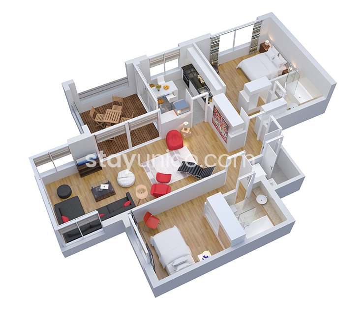 Apartment in Palermo Soho Floorplan
