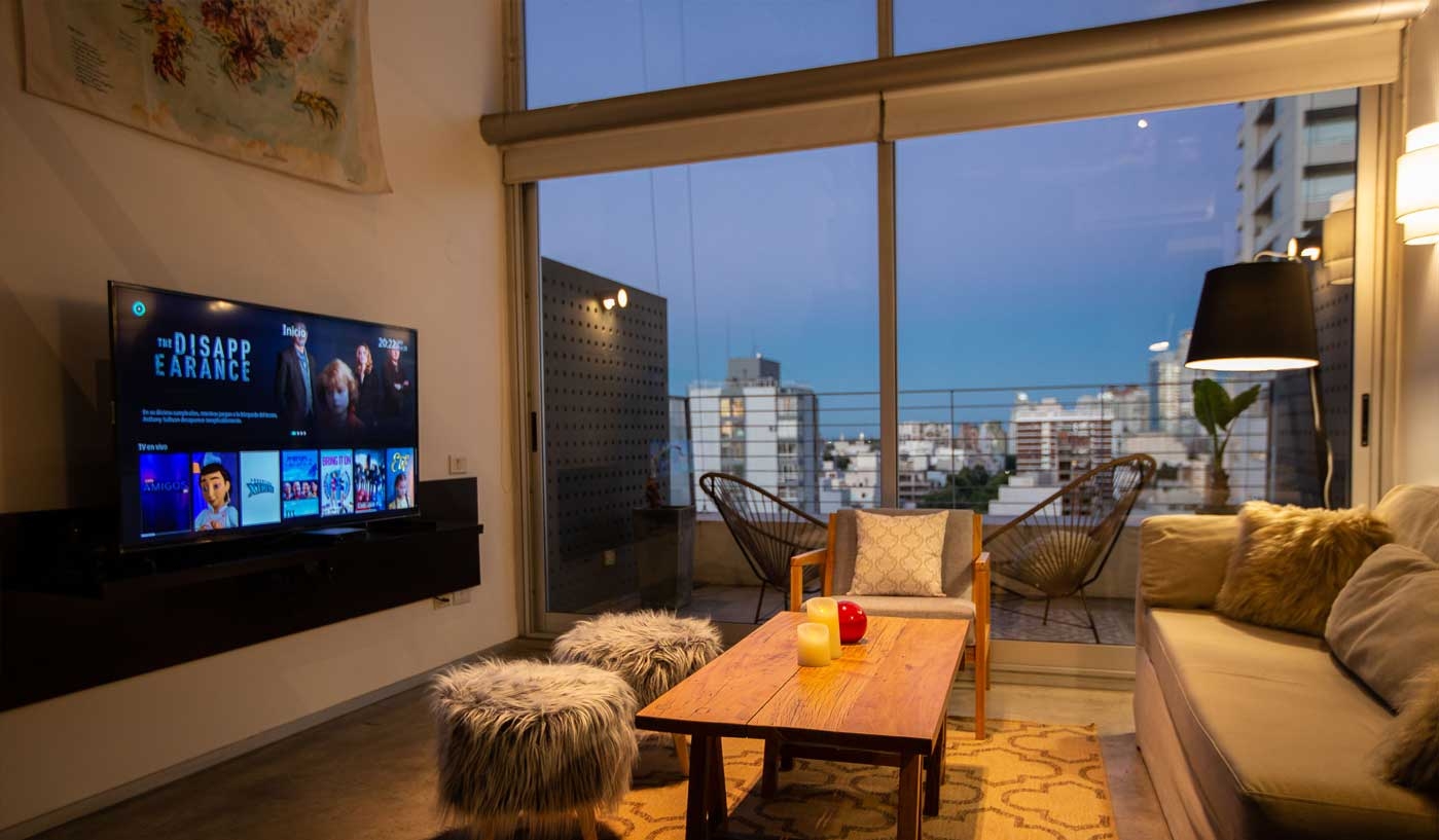 Cool One Bedroom Duplex in Palermo Hollywood with Rooftop Pool