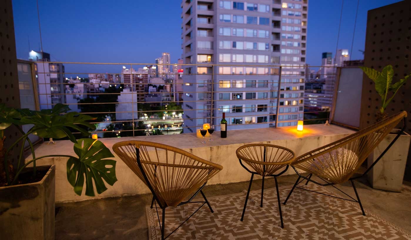 Cool One Bedroom Duplex in Palermo Hollywood with Rooftop Pool