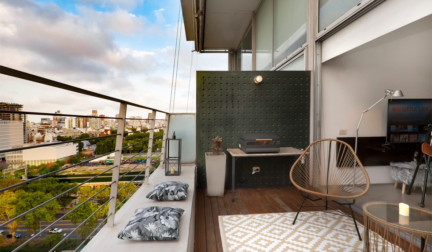 One Bedroom Stylish Duplex in Palermo Hollywood with Rooftop Pool