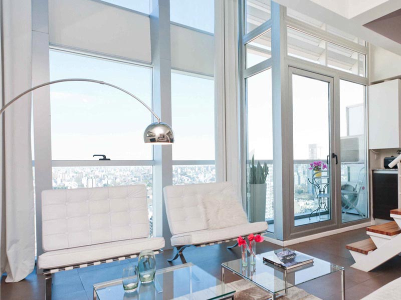 Spacious One Bedroom Penthouse Loft in Five Star Building