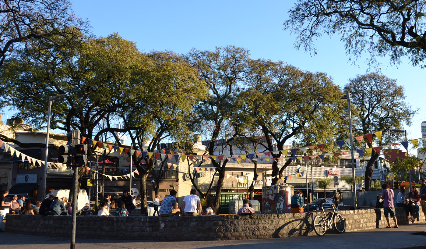 CafÃ©s, restaurants and boutiques in low-rise buildings, Palermo Soho is trendy, creative, chic, young and cool